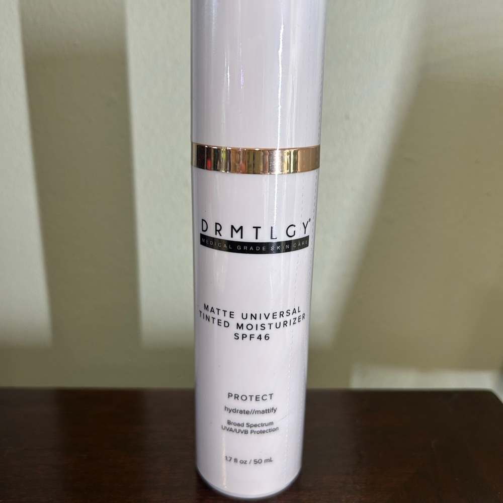 DRMTLGY- matte tinted moisturizer SPF 46